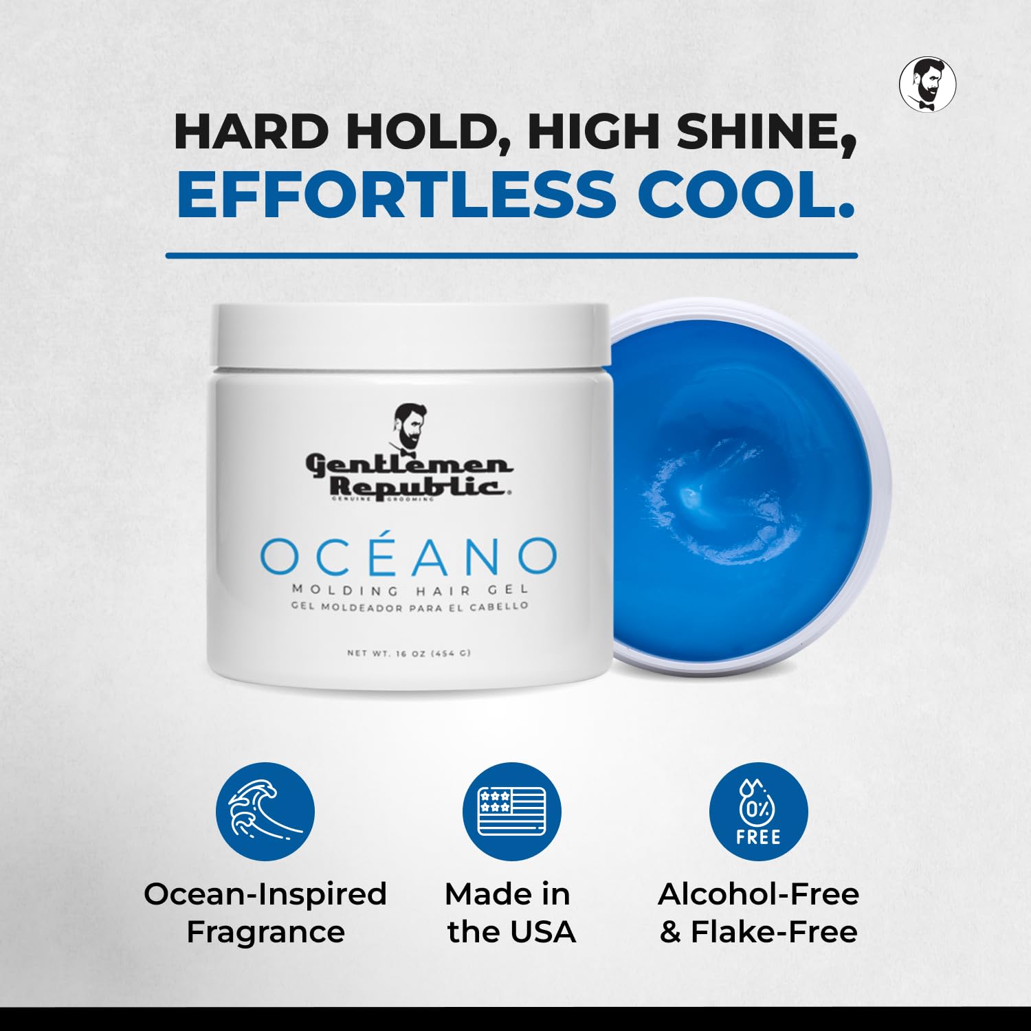 Oceano gel dispensing demonstrates easy application and control for any look.