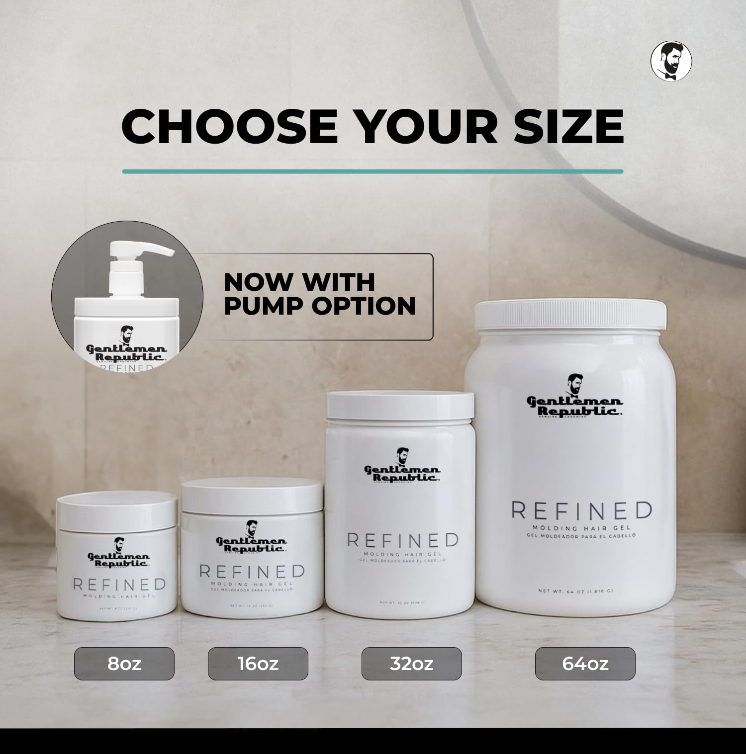 Gentlemen Republic Refined Hair Gel application-twist demonstrates precise control for structured styles.