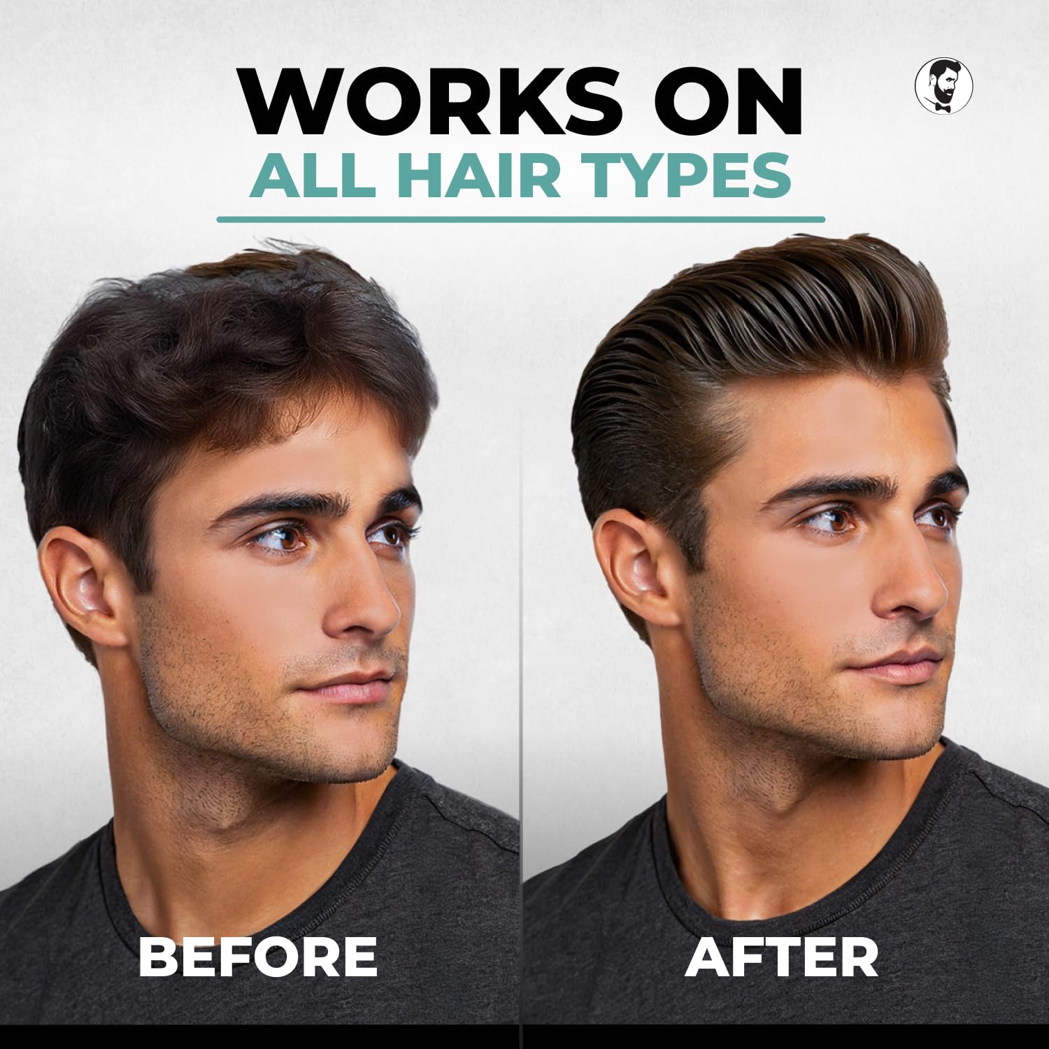 Gentlemen Republic Refined Hair Gel humidity-resistance-scene shows steady hold in humid conditions.