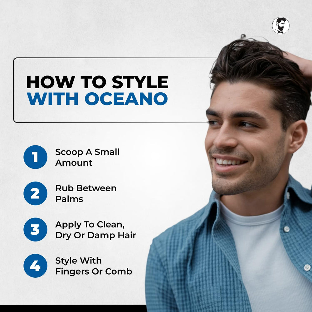Firmeza duradera con Oceano Gel de Gentlemen Republic sin retoques.