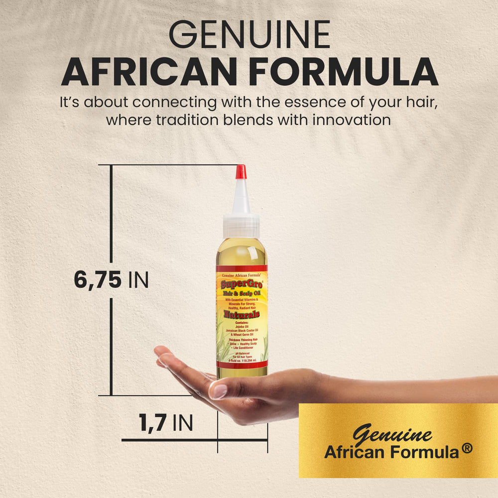 Genuine African Formula SuperGro packaging box ready for display