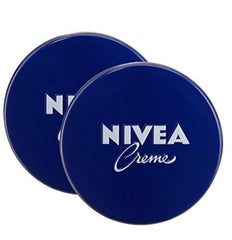 NIVEA Creme jar close-up showing rich, nourishing texture for all skin types.