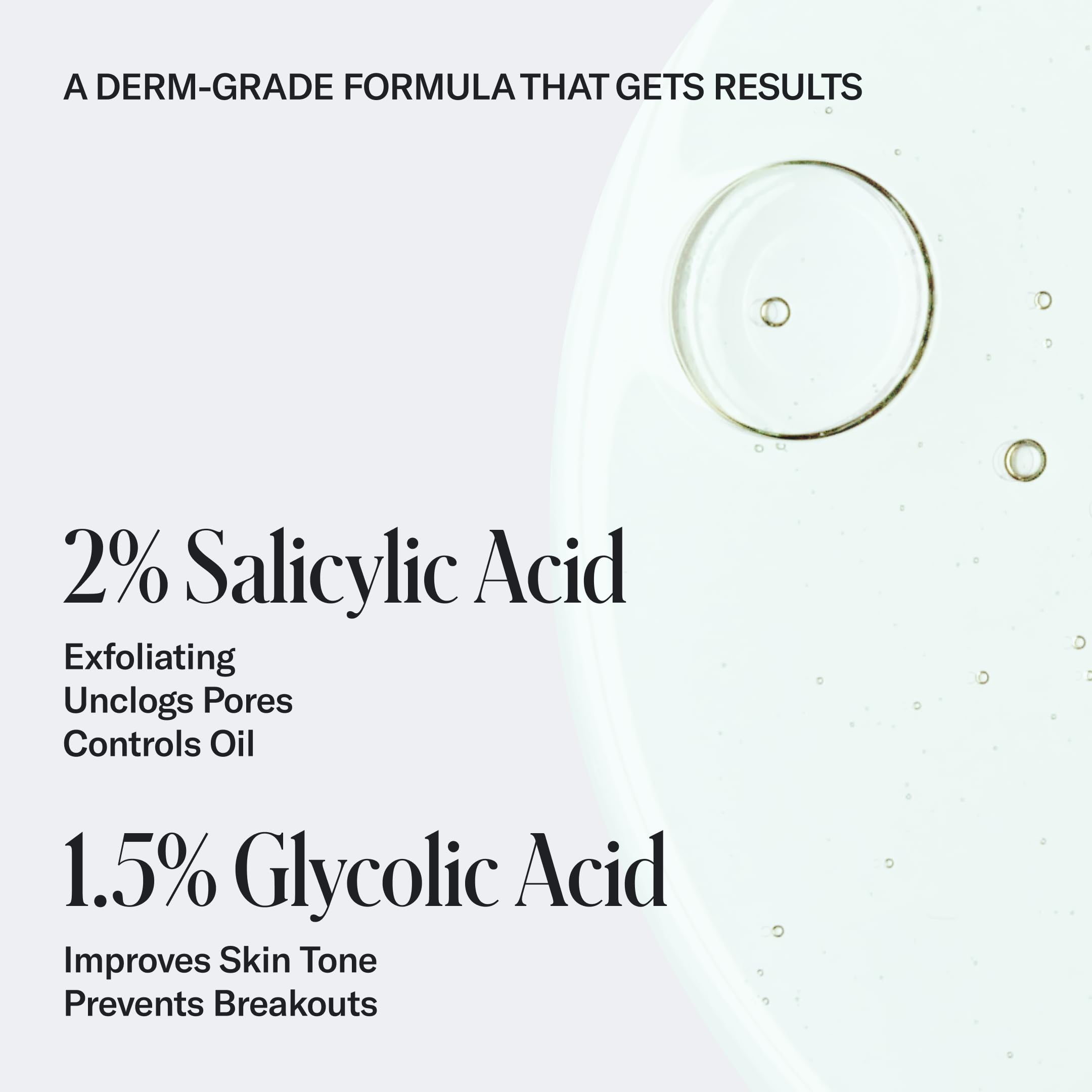 Geologie Acne Control Body Wash packaging design highlighting modern bottle