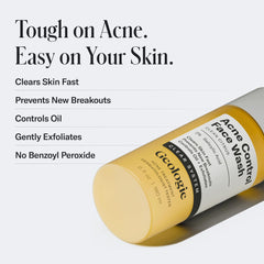 Geologie Acne Control Face Wash foamy lather in hand demonstrates daily oil control.