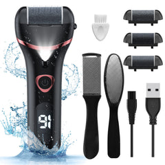 Geopu electric foot callus remover handheld use for smooth heels