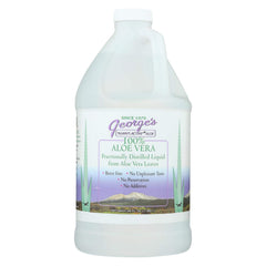 George's Aloe Vera liquid bottle with a mild taste for daily use