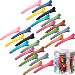 Geosar duck billed hair clips colorful collection for secure styling and color coordination