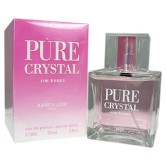 Geparlys Karen Low Pure Crystal bottle front for everyday wear with floral woody musk.