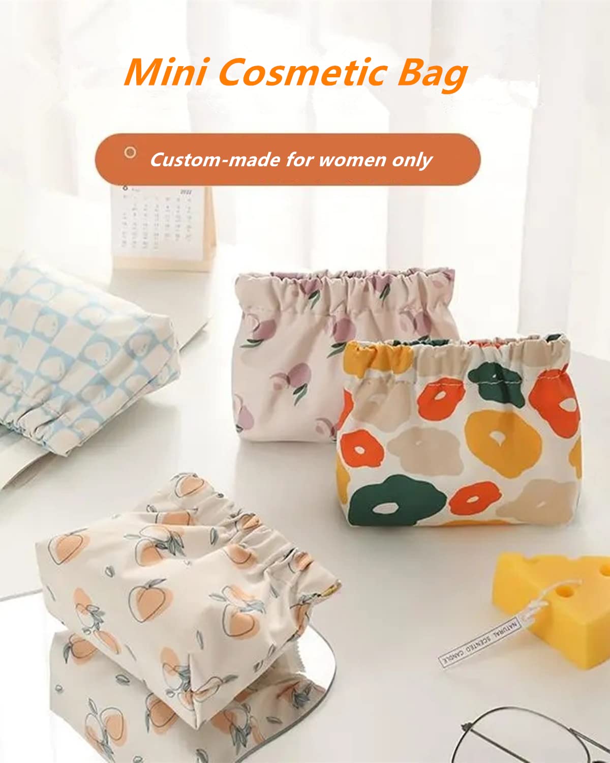 Gepehoho Small Pouches for Purse soft PU material resists scratches.