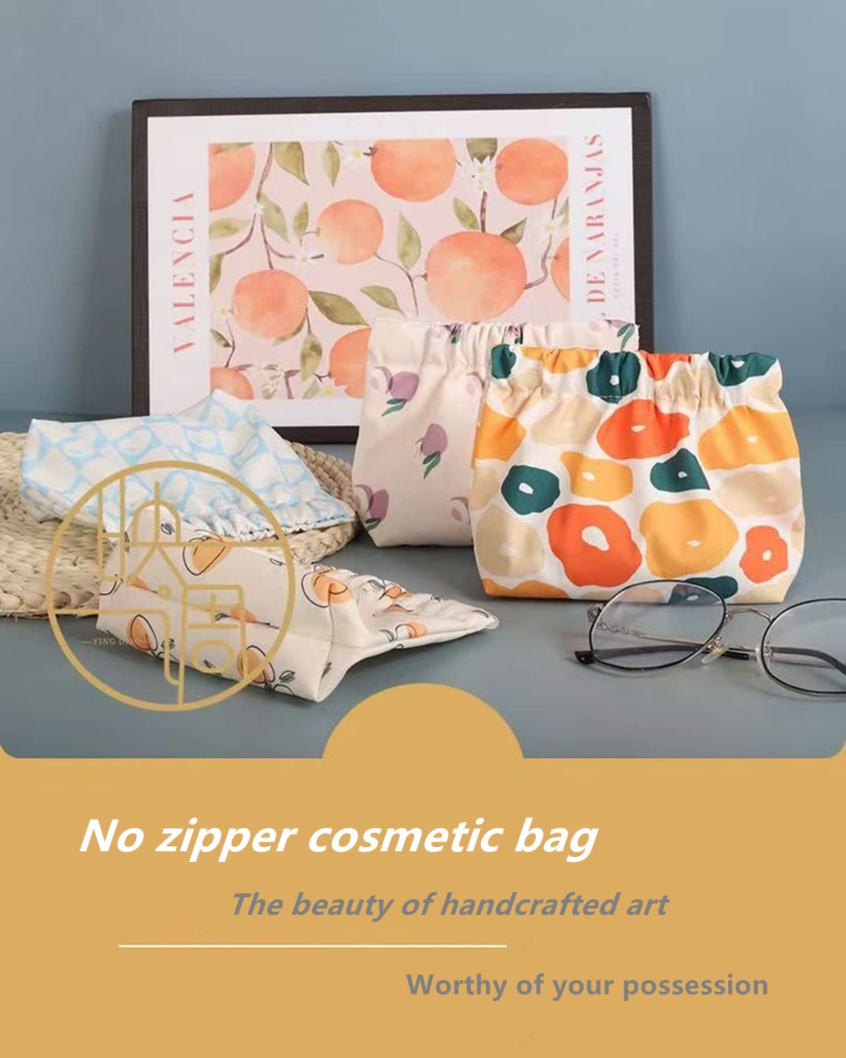 Gepehoho Small Pouches for Purse 4.7 by 5.1 inch size fits everyday essentials.
