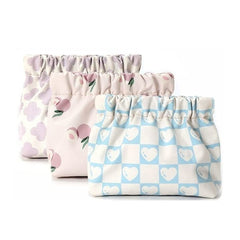 Gepehoho Small Pouches for Purse three-pack keeps cosmetics neatly organized on the go.