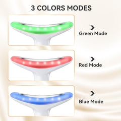 Gequip face massager green clean mode delivers gentle cleansing stimulation.