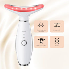 Gequip face massager red hot mode provides soothing heat therapy.