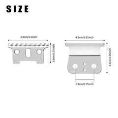 GERILKAI T blade close-cutting design helps achieve clean, even trims.