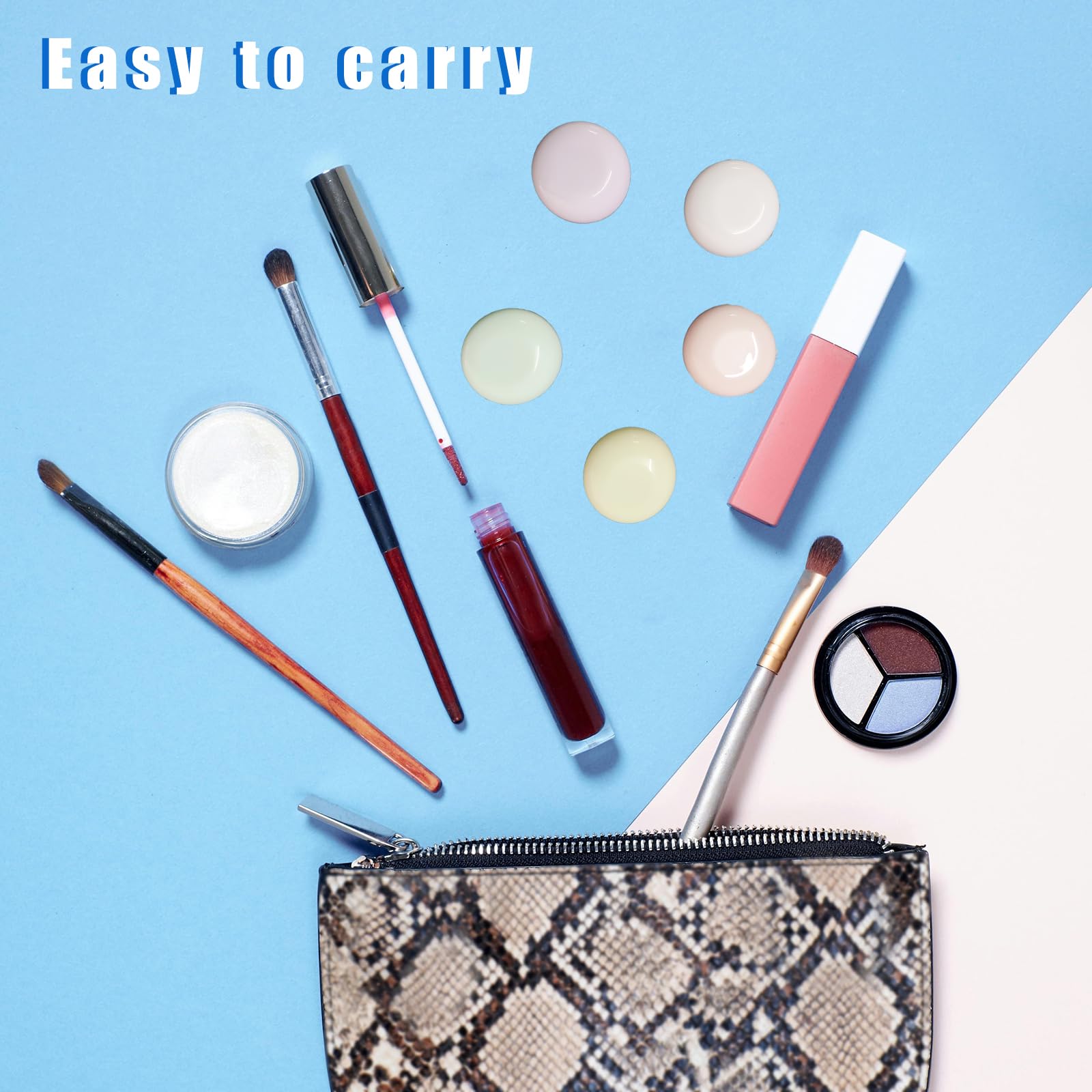 GERILKAI compact travel jars fit purses and pockets for convenient daily use.