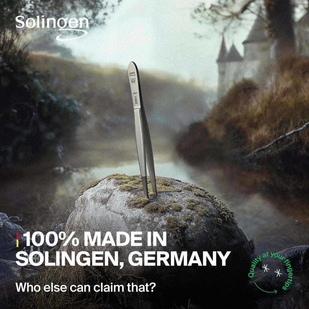 GERmanikure premium stainless steel close-up highlighting long-lasting precision