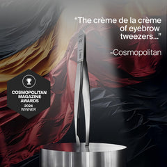 GERmanikure slanted tweezers precision tip ideal for brows and ingrown hairs