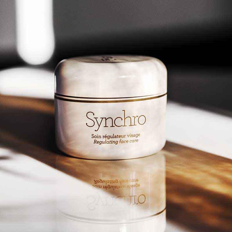 Gernetic Synchro Cream texture closeup reveals a rich, soothing formula