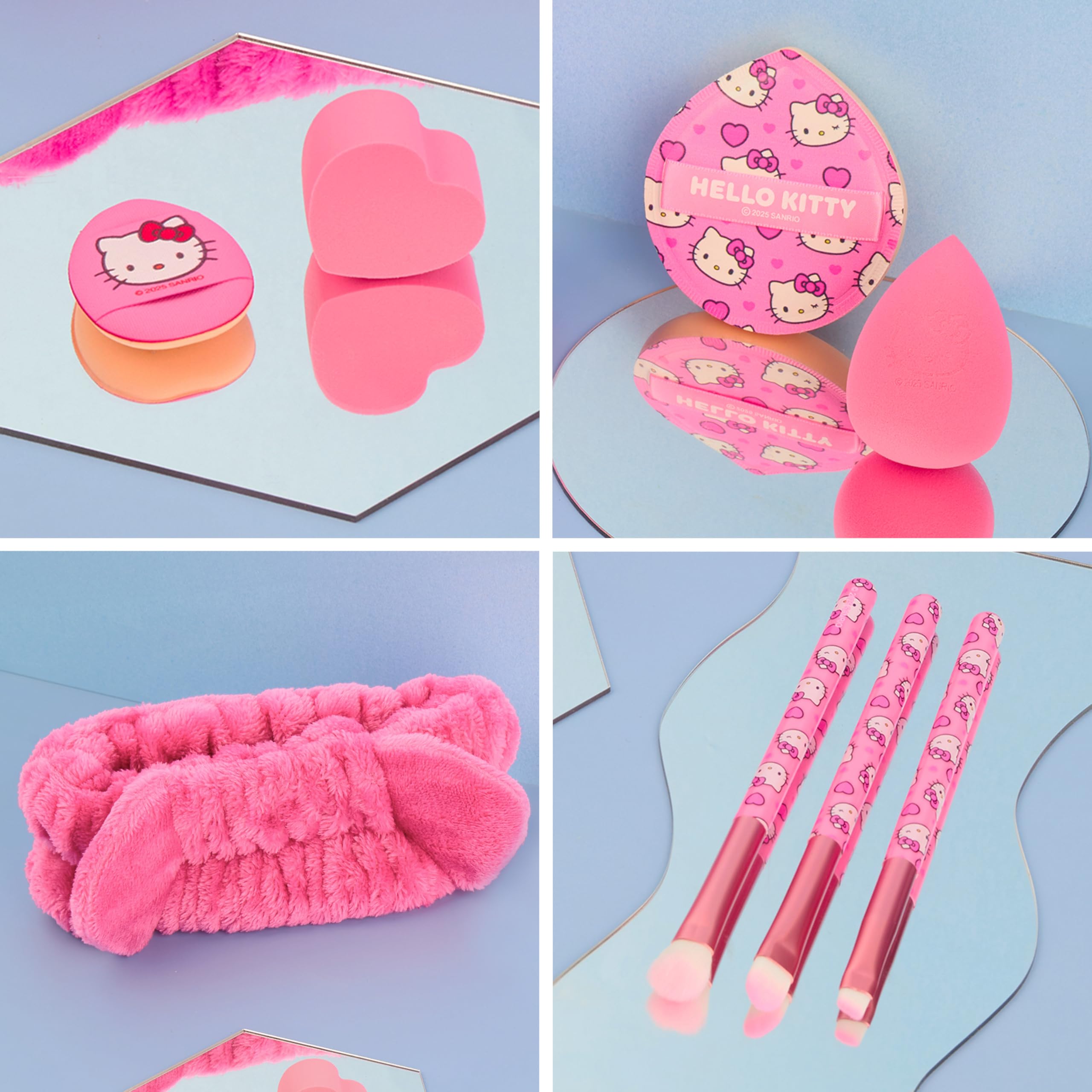 Get Trend Hello Kitty angled brow brush in pink for clean arch definition