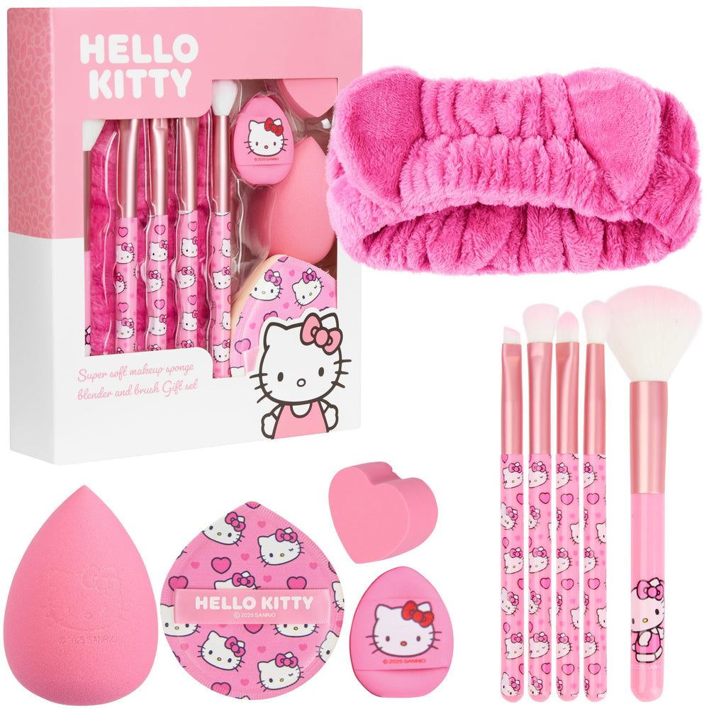 Get Trend Hello Kitty plush headband in pink for skincare routine