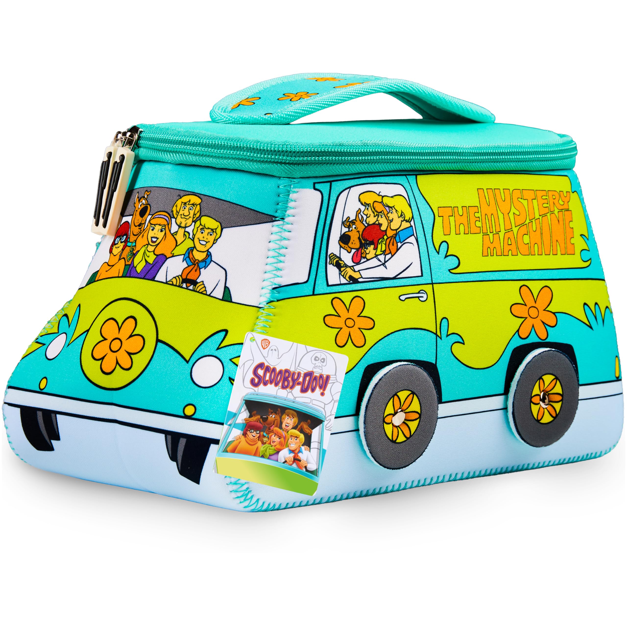 Get Trend Scooby Doo toiletry bag front view for stylish travel makeup organization