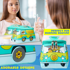 Get Trend Scooby Doo toiletry bag side pocket showing extra storage for travel essentials