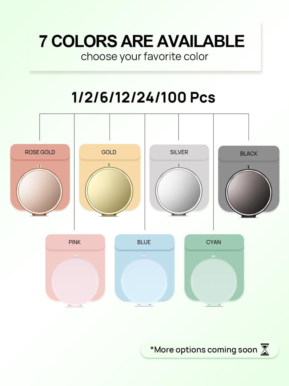 Getinbulk blank mirror customization-ready showcases DIY personalization for gifts and patterns.
