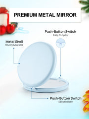 Getinbulk compact mirror customizable blank surface for DIY designs.