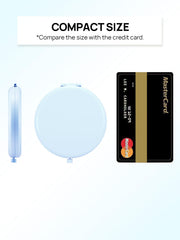 Getinbulk compact mirror double-sided 1x-2x for facial view and grooming.