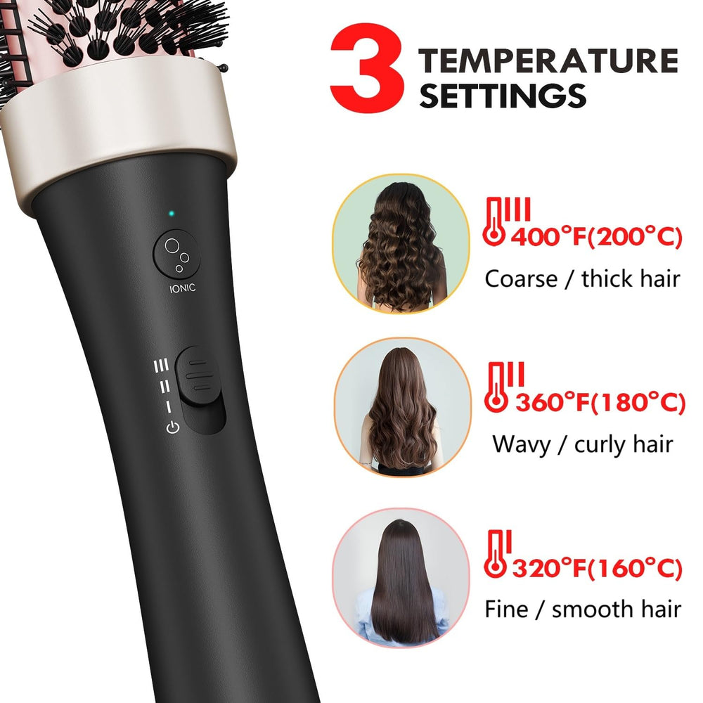 GETLL Ionic thermal brush rapid heat up in 30 seconds feature highlight