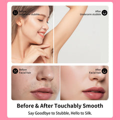GEWJEK facial wax strips apply smoothly for precise facial hair removal.