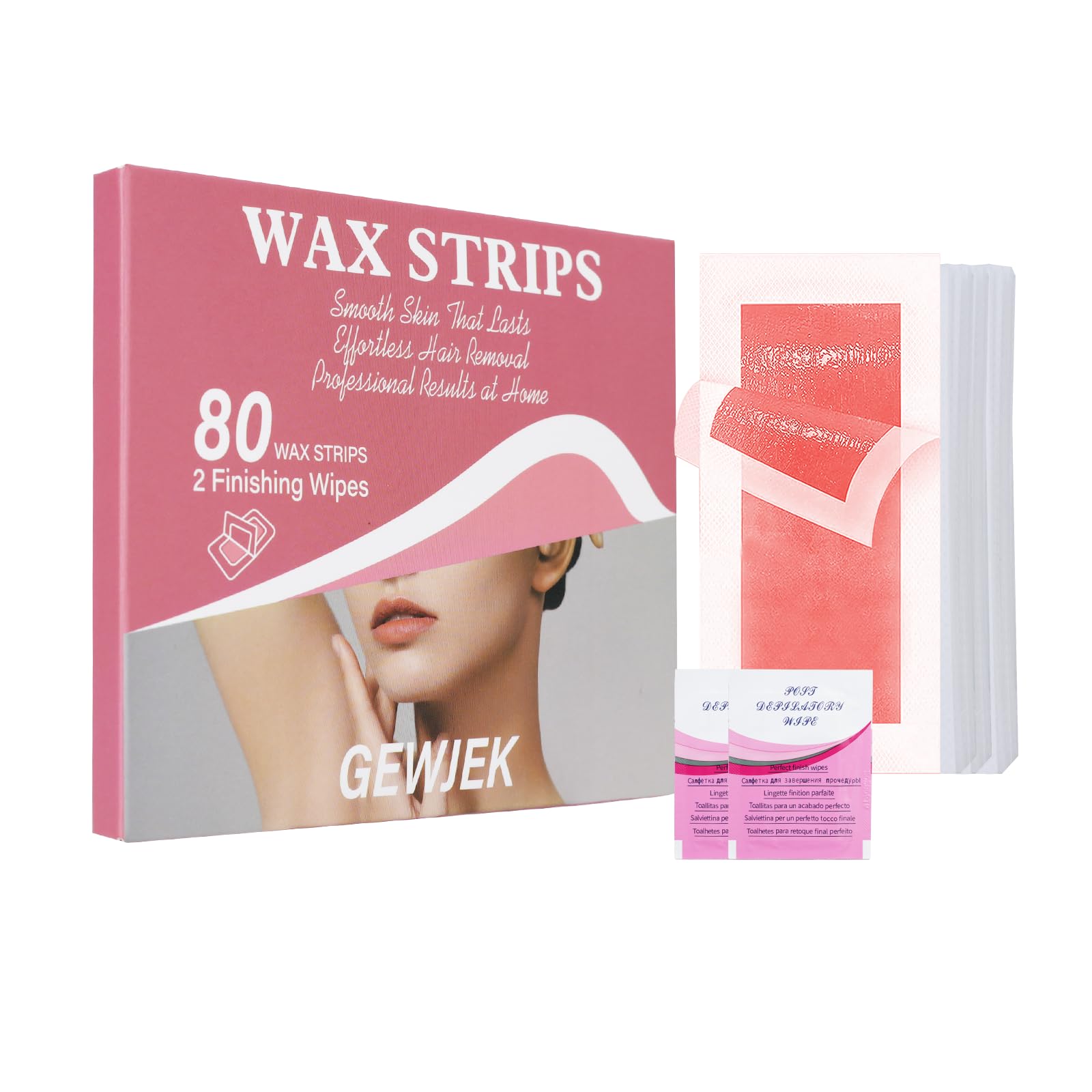 GEWJEK strips deliver long-lasting smoothness and slower regrowth over time.