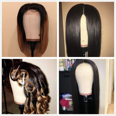 GEXWORLDWIDE cork canvas head textured cork detail highlights natural surface for wig grip.