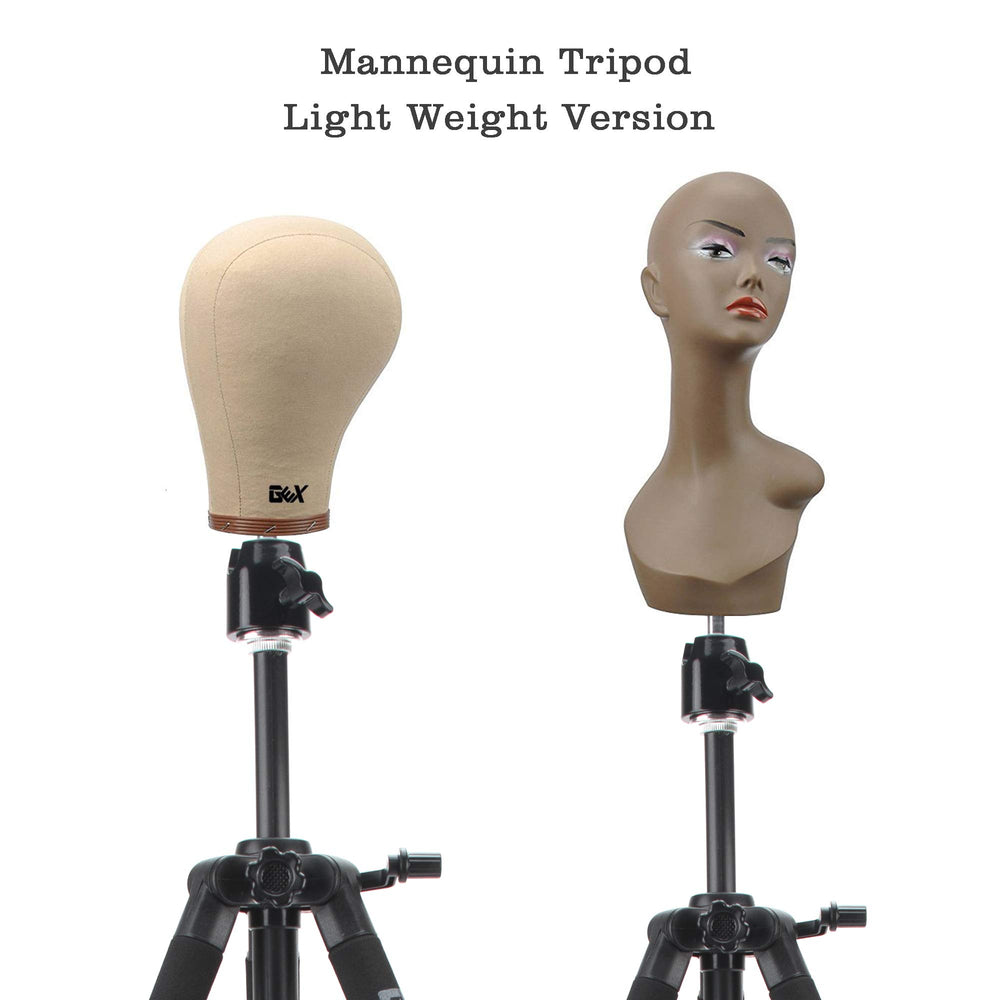 GEXWORLDWIDE GEX 55-inch mannequin tripod features non-slip base for stable use on varied surfaces