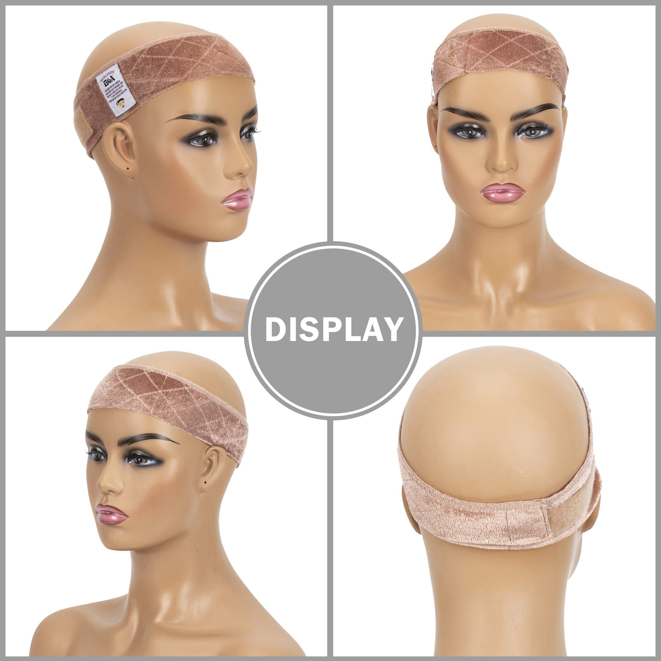 GEXWORLDWIDE GEX Wig Grip Band breathable velvet close-up showing cool wear