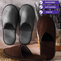 Geyoga individually wrapped slippers stay clean and portable.