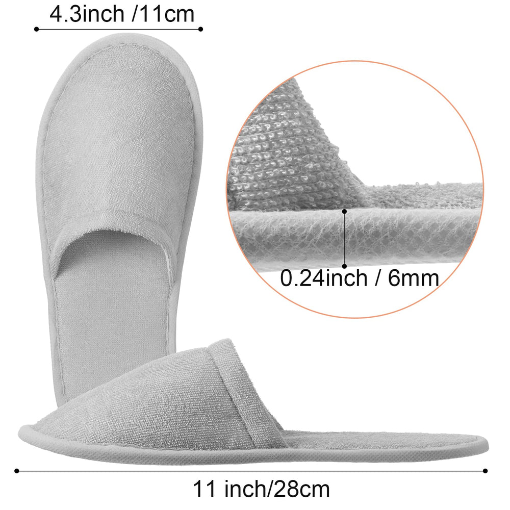 Geyoga disposable guest slippers khaki, lightweight travel companions for guests.