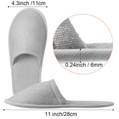 Geyoga disposable guest slippers khaki, lightweight travel companions for guests.