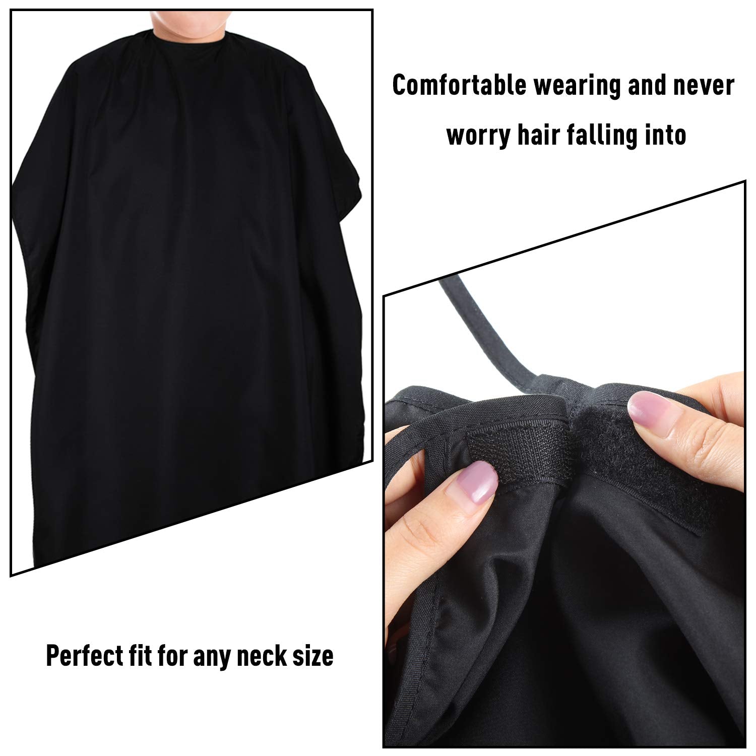 Geyoga kids barber cape protects clothes during trimming and shampooing
