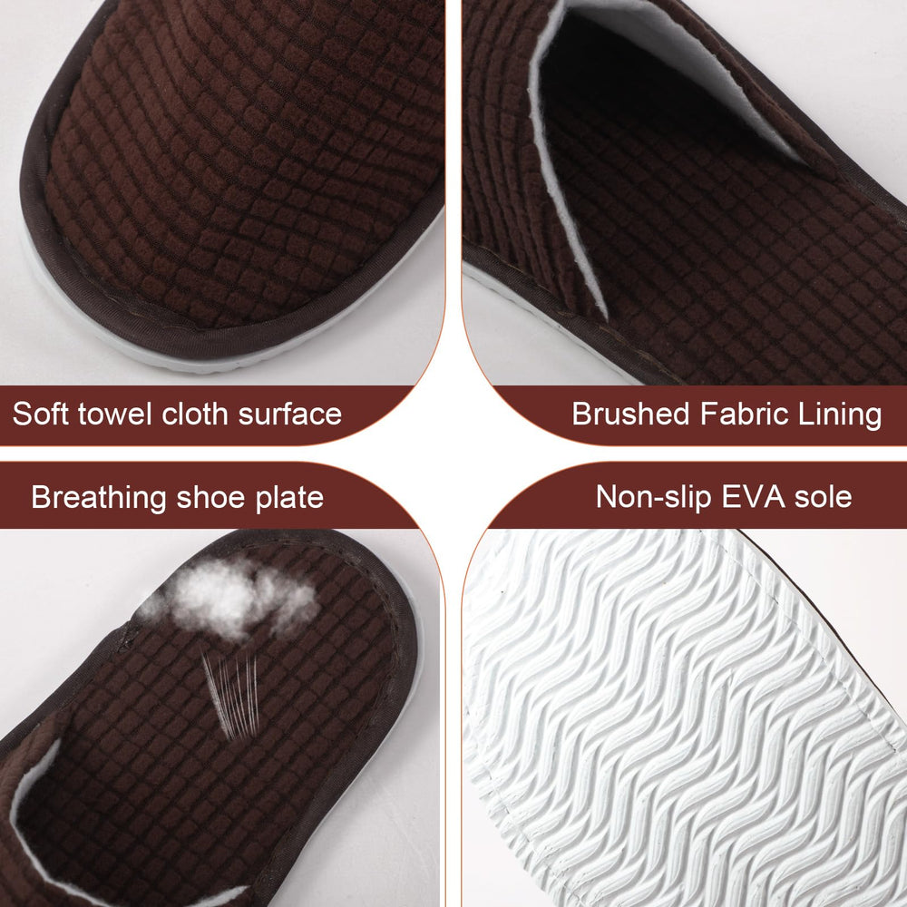 Geyoga white slippers suit spa and bridal events with a clean, inviting look