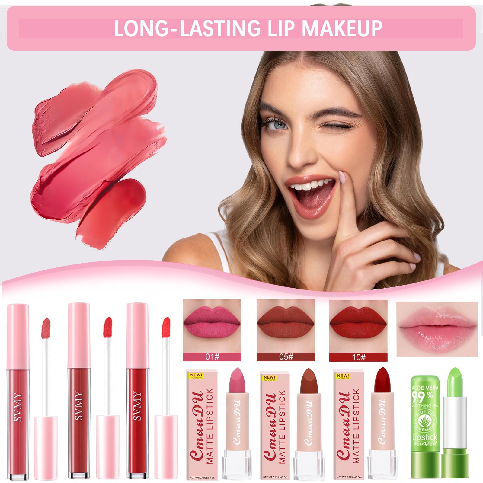 Geyomi All-in-One Makeup Kit brush set for precise blending