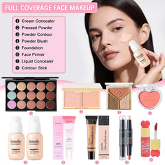 Geyomi All-in-One Makeup Kit mascara and eyeliner for defined eyes