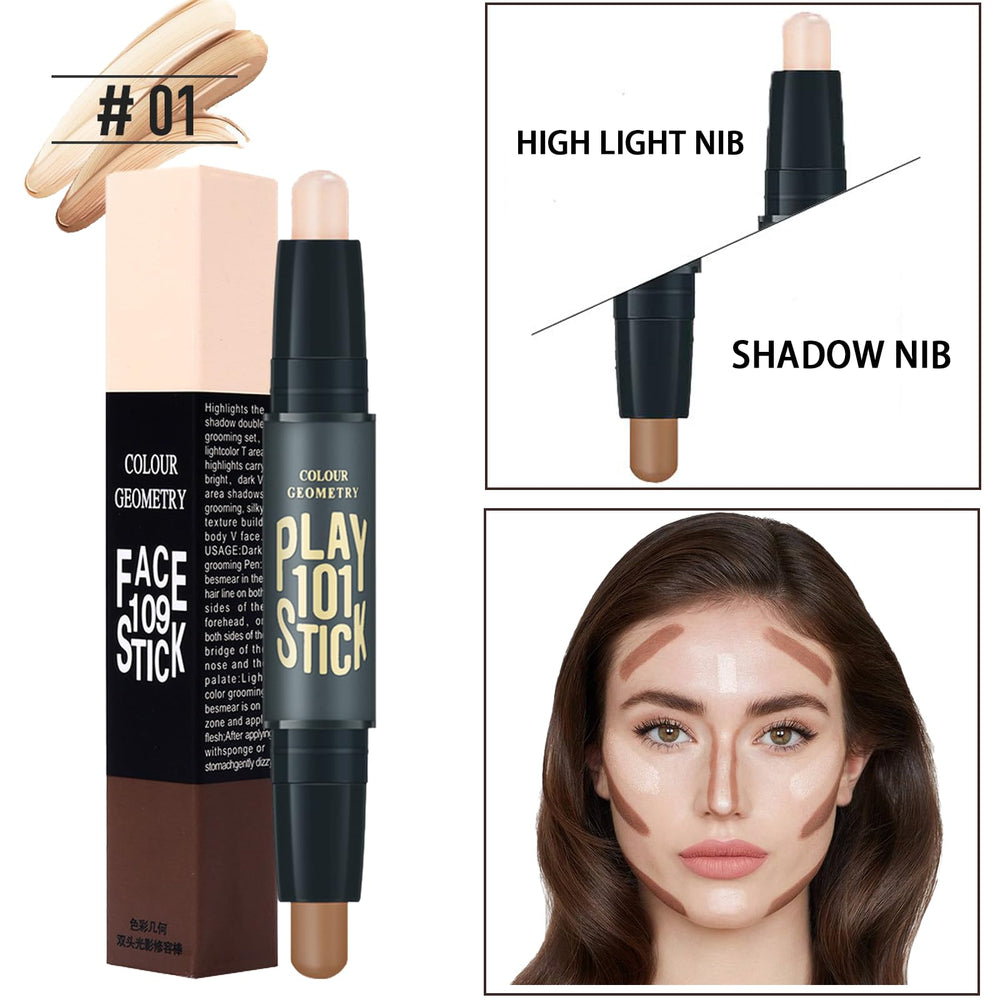 Geyomi mascara brush sponge set for full lashes and blending.