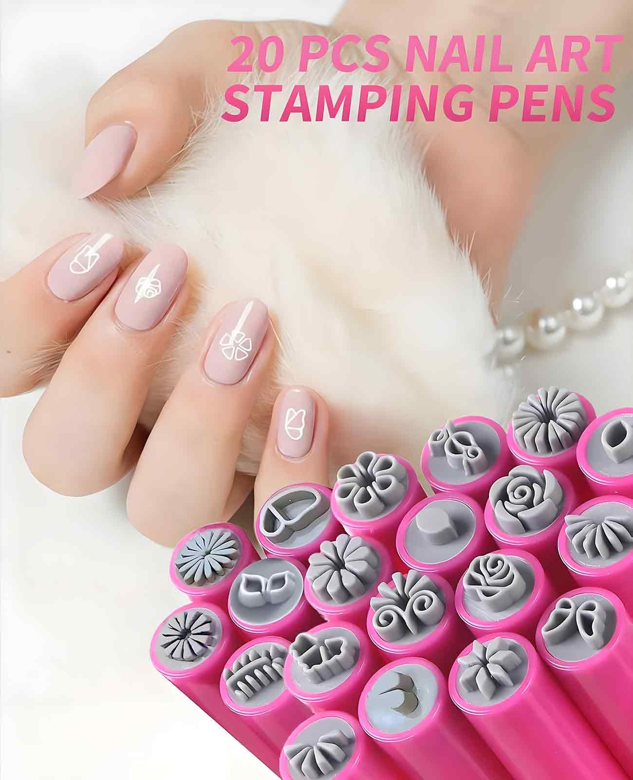 Geyynow stamping process image highlighting easy application for beginners and pros.