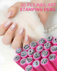 Geyynow stamping process image highlighting easy application for beginners and pros.