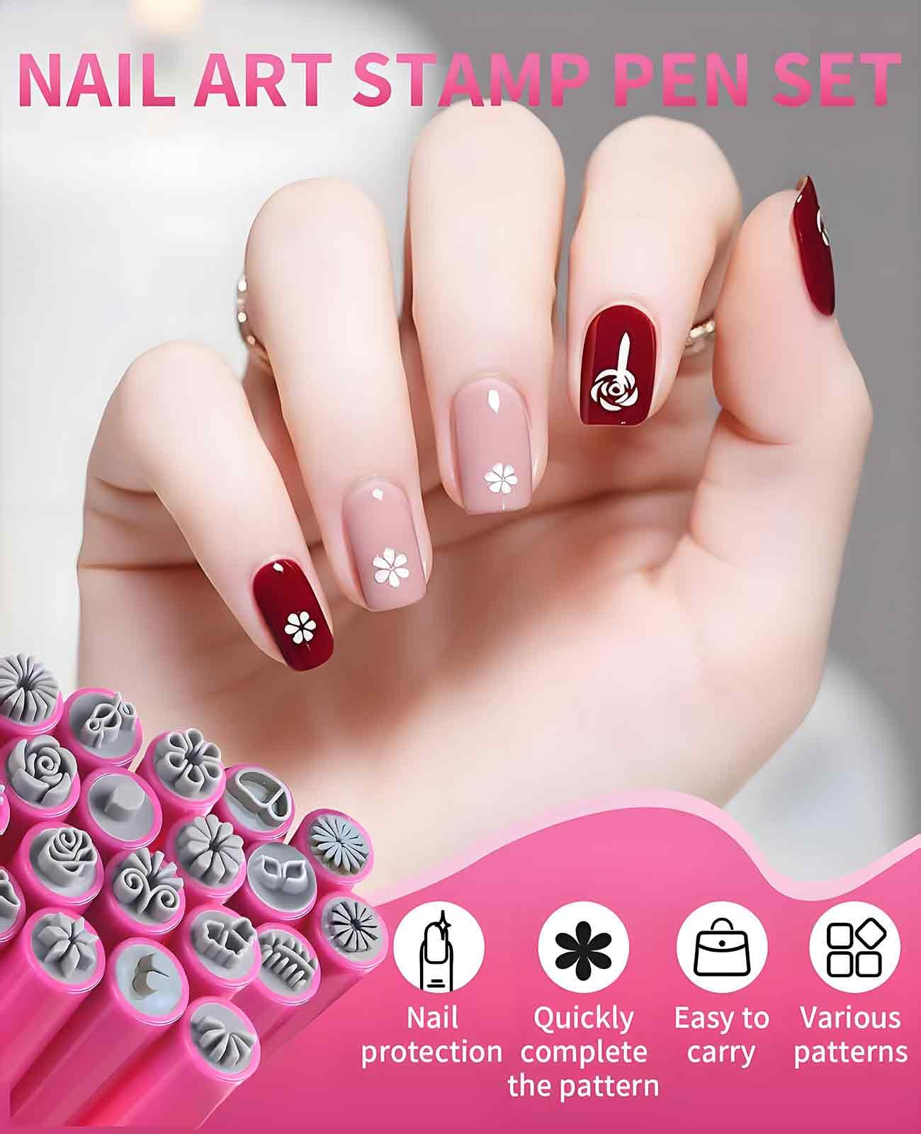 Geyynow portable nail art kit ready for home or travel use.