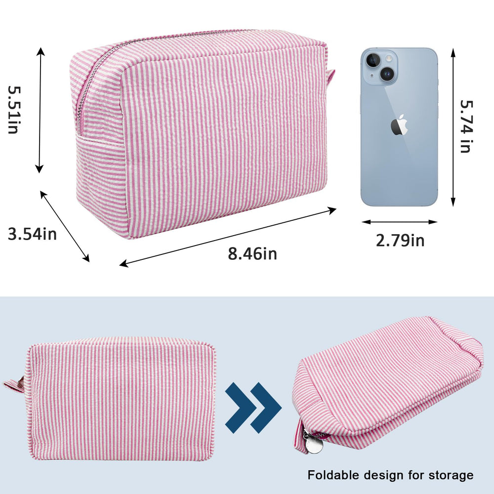 GFU cosmetic bag travel pouch suits gym, beach, and airport storage