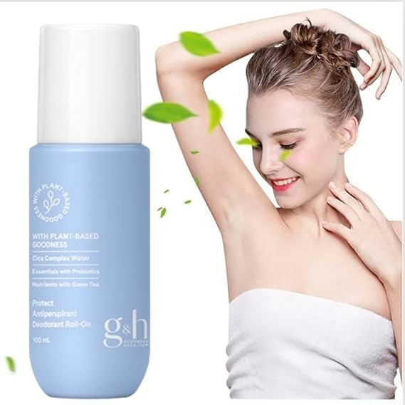 G&amp;H Protect application swatch highlighting smooth, dry skin feel.