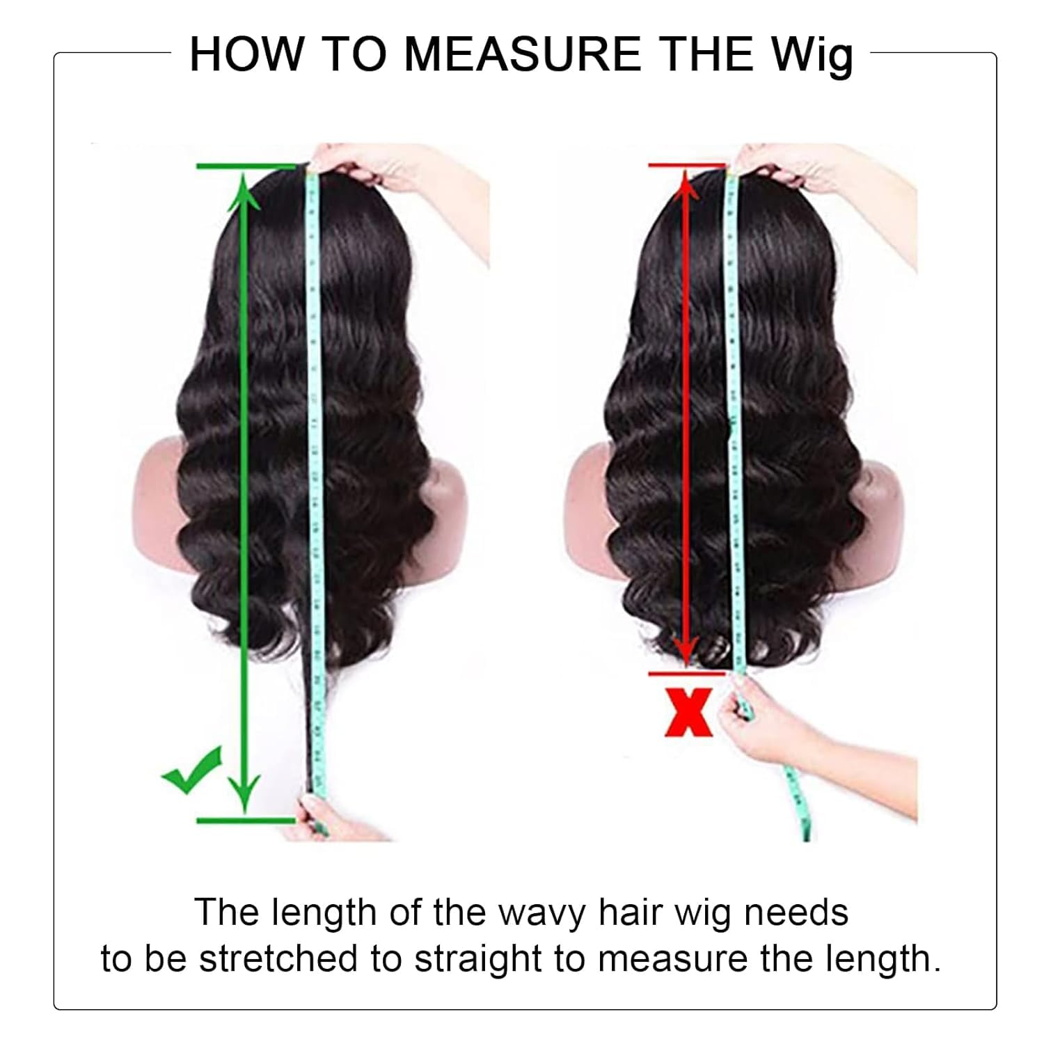 Ghaadd headband wig packaging includes gifts for premium unboxing