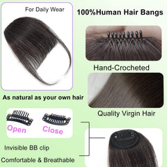 GHDXIWEYU natural black 100% human hair blends with your own.